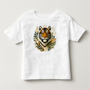 Camiseta de diseño de tigre fuerte