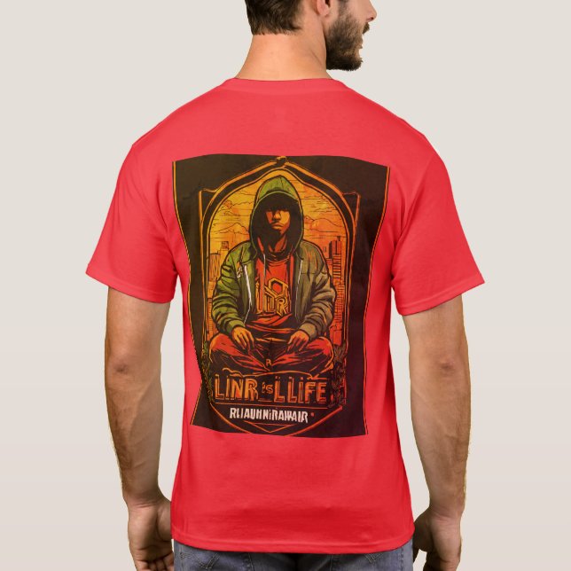 camiseta de diseño de uneq (Reverso)