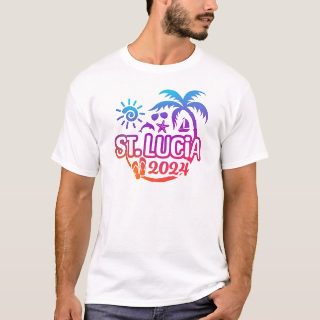 Camiseta de diseño de viaje o vacaciones de Santa  (Anverso)
