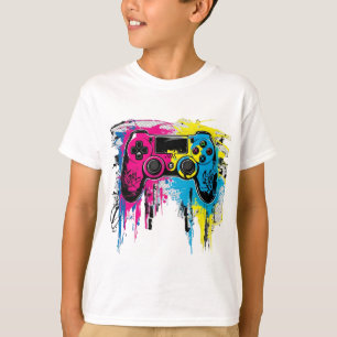 Camiseta de diseño de videojuegos en el Día del ju