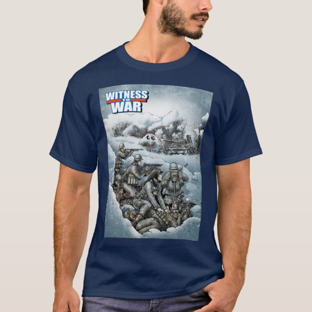 Camiseta de diseño de Witness to War (Anverso)