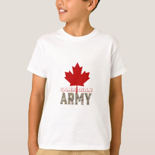 Camiseta de diseño del ejército canadiense