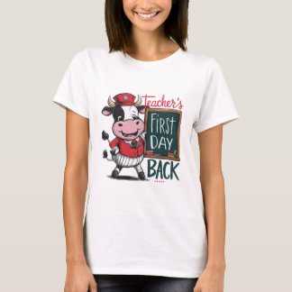 camiseta de diseño del primer día del profesor