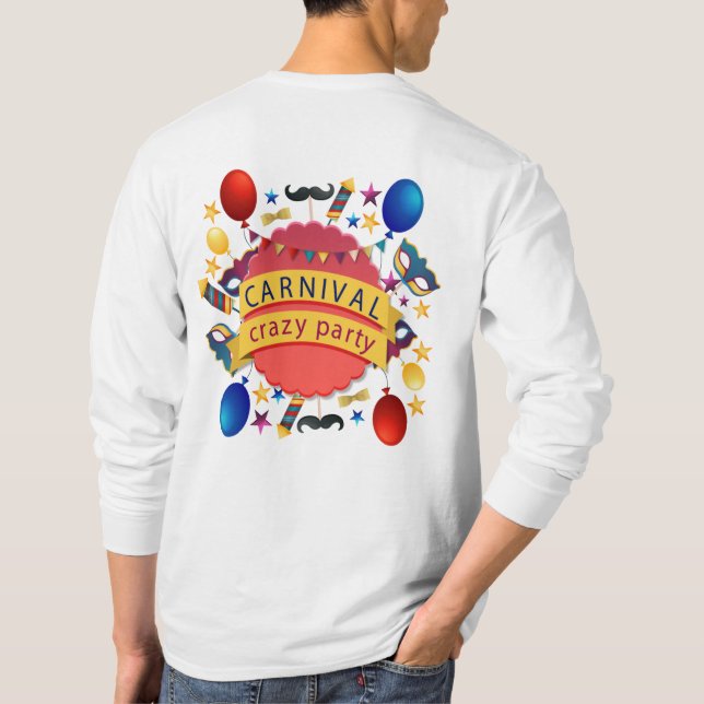 Camiseta de diseño del tema del Festival de Carnav (Reverso)