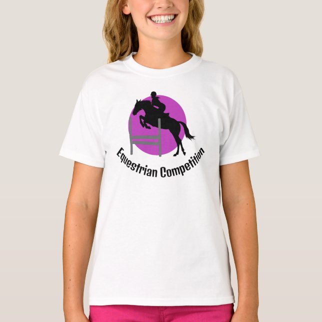Camiseta de diseño ecuestre (Anverso)