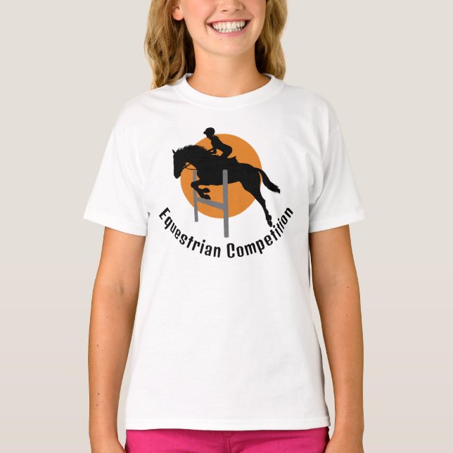 Camiseta de diseño ecuestre (Anverso)
