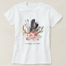 Camiseta de diseño femenino estilo Boho