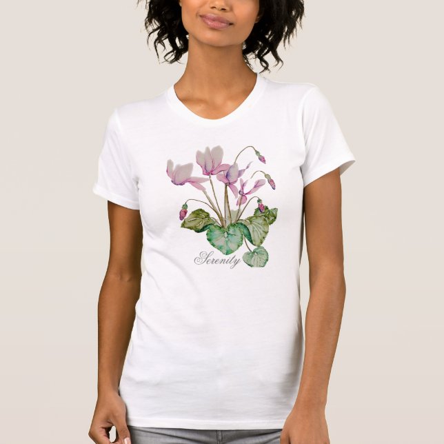 Camiseta de diseño floral (Anverso)