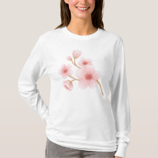 Camiseta de diseño floral hermoso