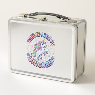 Camiseta de diseño gráfico de unicornio brilla com