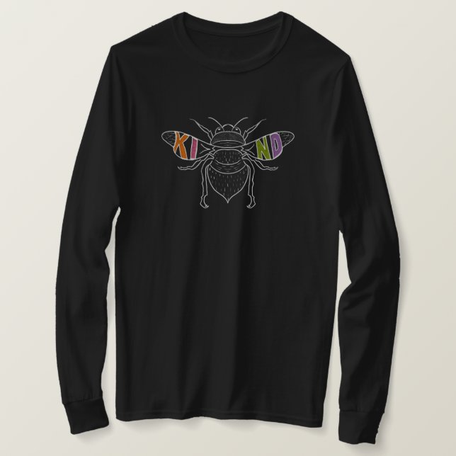 Camiseta de diseño gráfico Guay Bee Kind (Anverso del diseño)