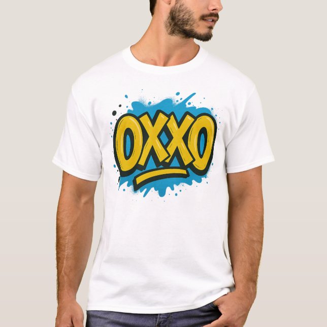 Camiseta de diseño Grafitti OXXO  (Anverso)