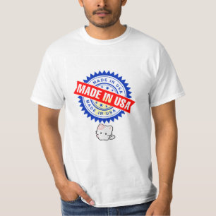 Camiseta de diseño Hecho en EE. UU. y amantes de l