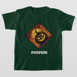 Camiseta de diseño ilustrada de la Calabaza de Hal