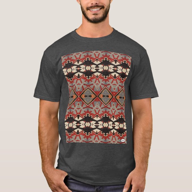 Camiseta de diseño inspirada en la India navajo HA (Anverso)