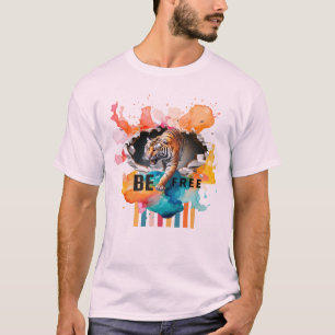 Camiseta de diseño libre de tigre