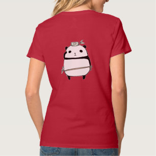 Camiseta de diseño lindo de panda