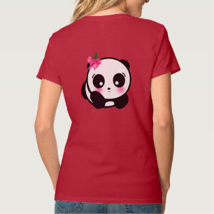 Camiseta de diseño lindo de panda