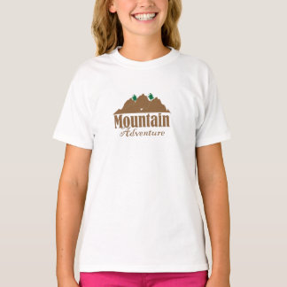 Camiseta de diseño Mountain Adventure, diseño de c