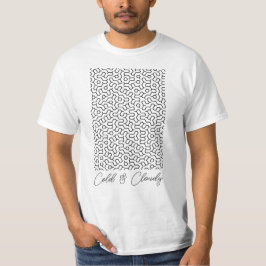 Camiseta de diseño orgánico simple y elegante