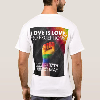 camiseta de diseño para difundir el amor