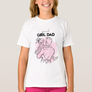 Camiseta de diseño para papás de niñas