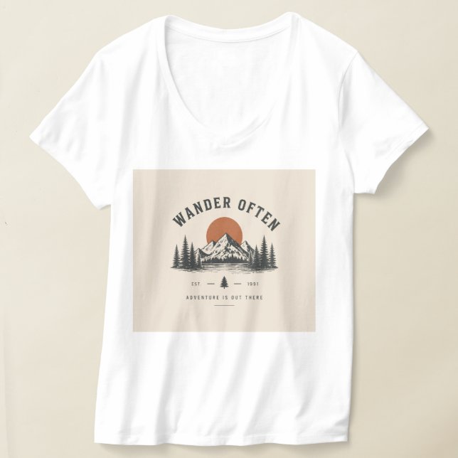 Camiseta de diseño retro (Distribución )