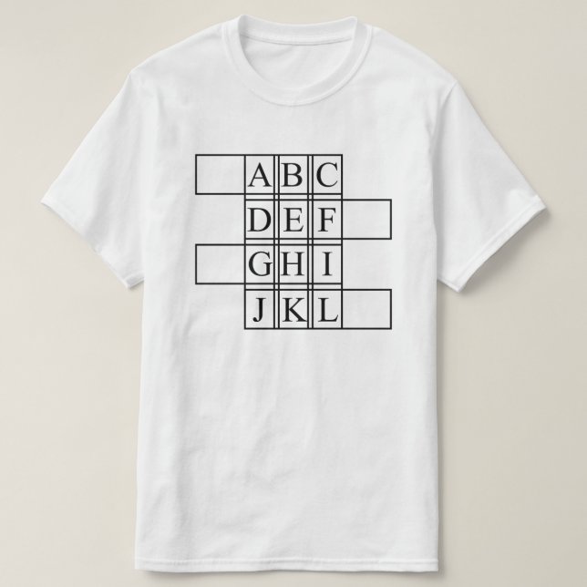 Camiseta de diseño sencillo (Diseño del anverso)