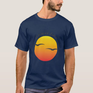 Camiseta de diseño soleado para hombres