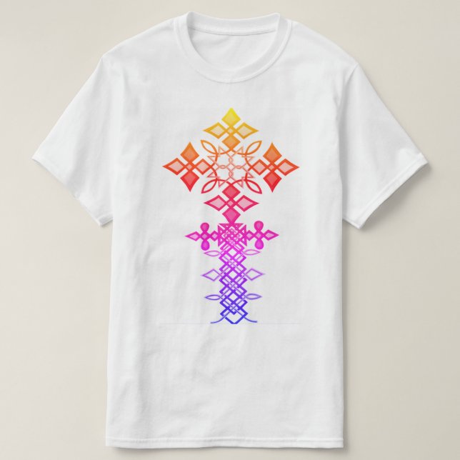 Camiseta de diseño tradicional etíope (Diseño del anverso)