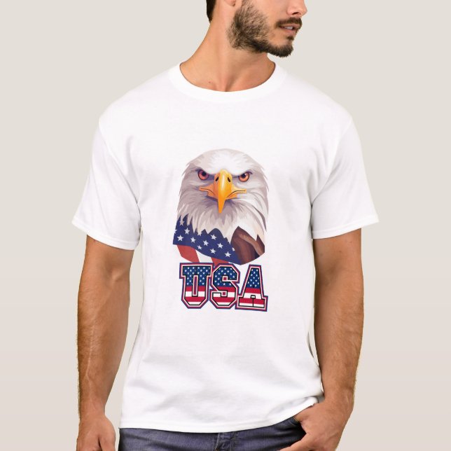 Camiseta de diseño USA (Anverso)