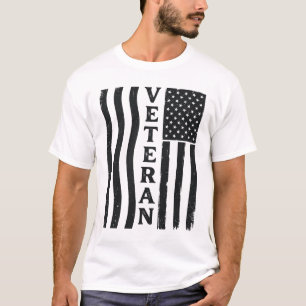 Camiseta de diseño vectorial vintage de la bandera