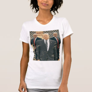 camiseta de diseño vintage de donald trump