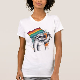 Camiseta de diseño vintage de perezoso orgulloso_1