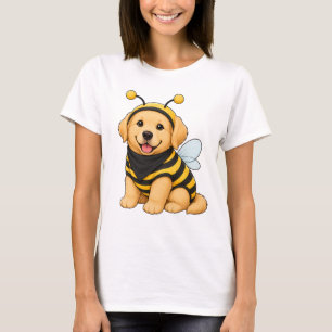 Camiseta de disfraz de abeja de golden retriever l