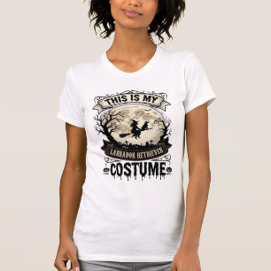 Camiseta de disfraz de bruja de Labrador Retriever