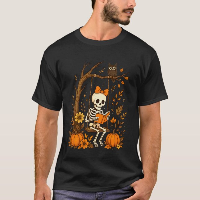 Camiseta de disfraz de lazo de lectura de swing de (Anverso)