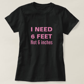 Camiseta de distancia social