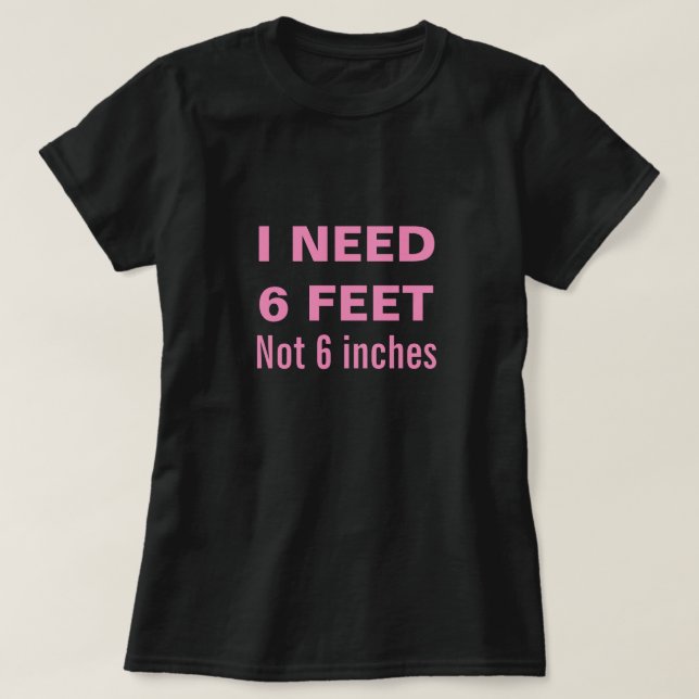 Camiseta de distancia social (Diseño del anverso)