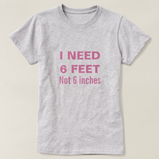 Camiseta de distancia social (Diseño del anverso)