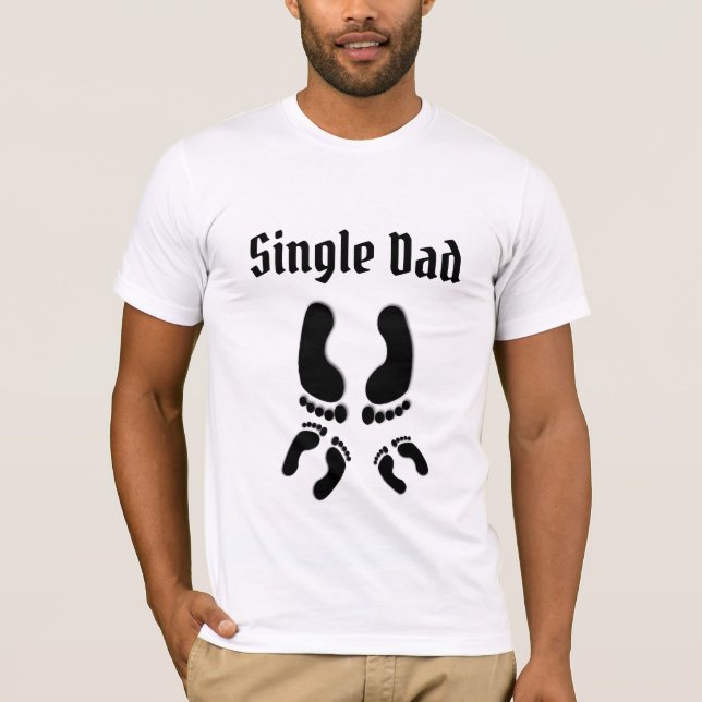 Camiseta de diversión de papá único (Anverso)