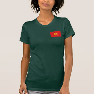 Camiseta de DK de la bandera y del mapa de