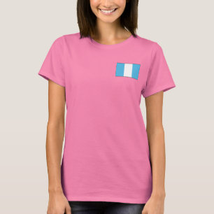 Camiseta de DK de la bandera y del mapa de