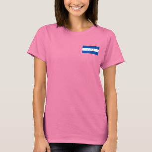 Camiseta de DK de la bandera y del mapa de