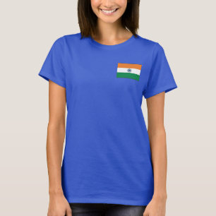 Camiseta de DK de la bandera y del mapa de la