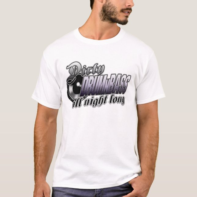 Camiseta de DnB DRUMnBASS (Anverso)