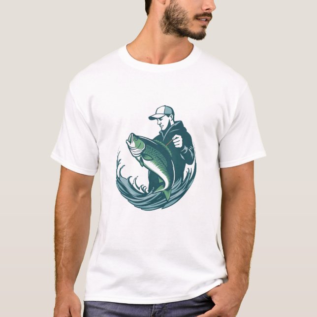 Camiseta de Domador de Peces Artístico (Anverso)
