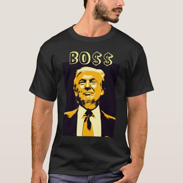 Camiseta de Donald Trump Boss (Anverso)