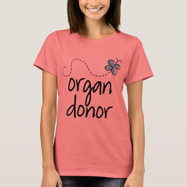 Camiseta de donante de órganos de bonito - Persona (Anverso)