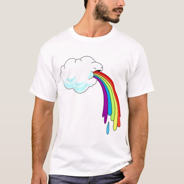 Camiseta De donde los arco iris vienen (Anverso)